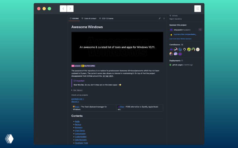 Awesome Windows — подборка утилит для Windows