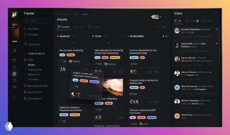 Huly Platform — универсальная платформа для PM и CRM