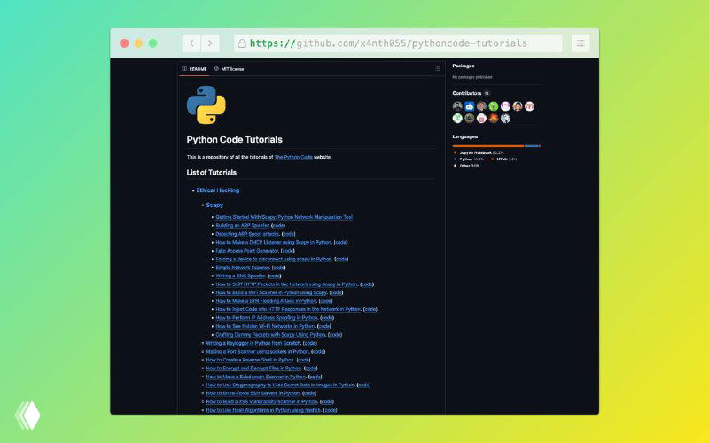 Обширная библиотека гайдов по Python