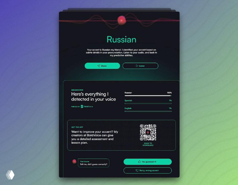 BoldVoice: улучшение английского за 30 секунд.