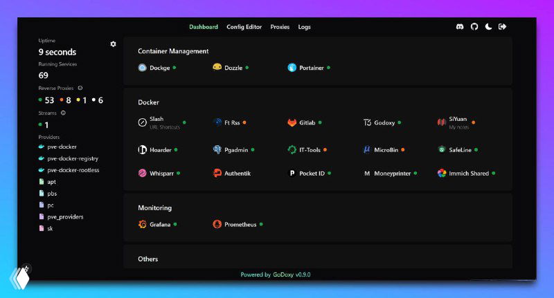 Удобный обратный прокси-сервер с WebUI и поддержкой Docker.