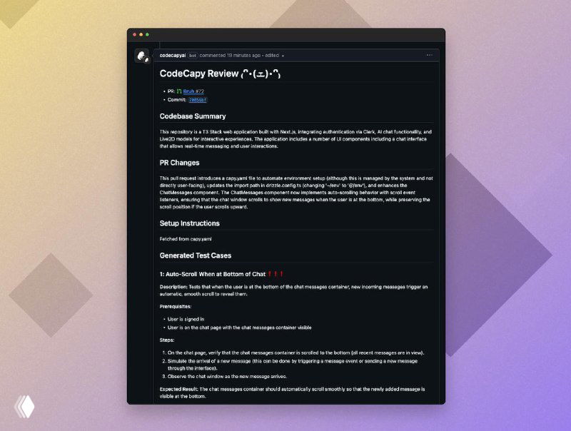 CodeCapy — генерация UI-тестов для PR