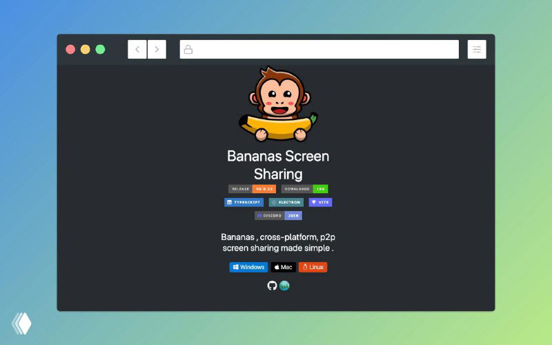 Bananas Screen Sharing