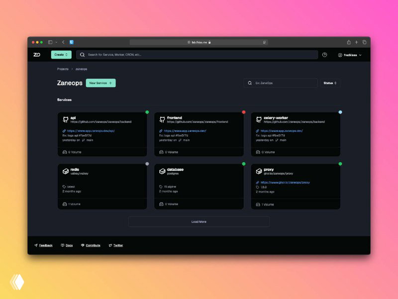 ZaneOps — платформа для хостинга на Docker Swarm