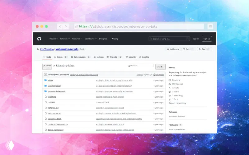 kubernete-scripts — набор скриптов для Kubernetes