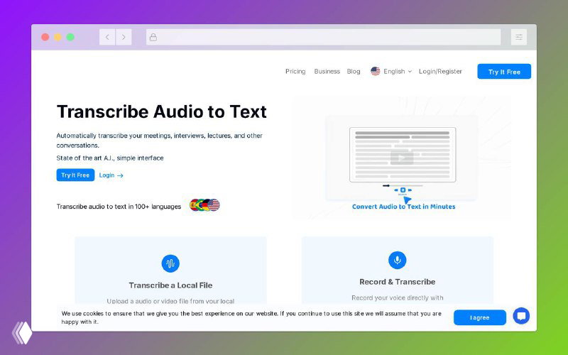 Мгновенное преобразование аудио и видео в текст