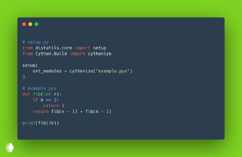 Оптимизация производительности Python с помощью Cython