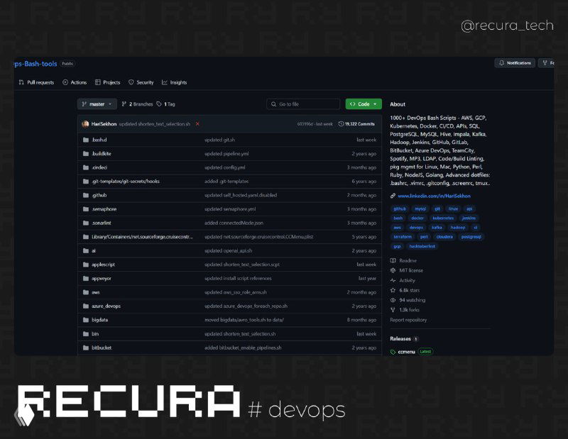 DevOps-Bash-tools — репозиторий Bash-скриптов