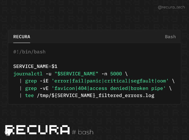 Как вычистить важные ошибки из логов systemd