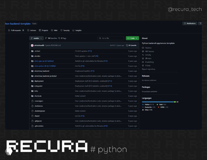 python-backend-template — шаблон Python‑бэкенда