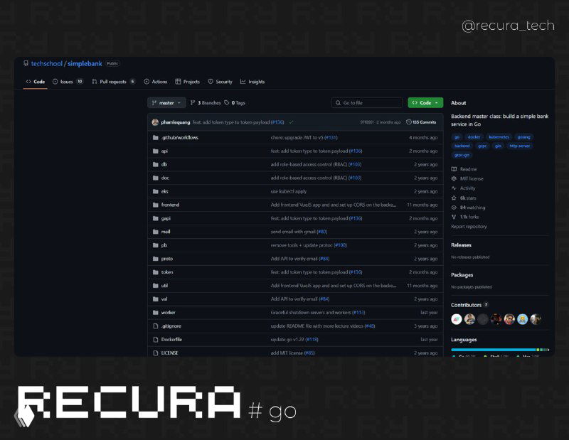 simplebank — backend для банковского приложения на Go