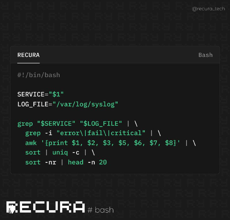Bash-скрипт для извлечения ошибок из логов