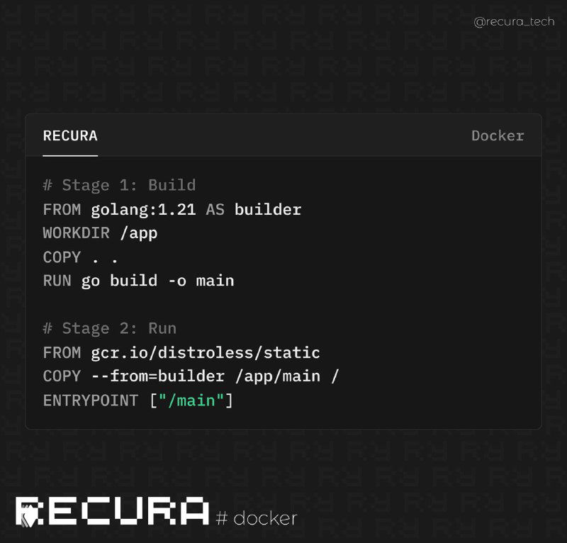 Мультистейдж-сборка Go в Docker — минимальный размер