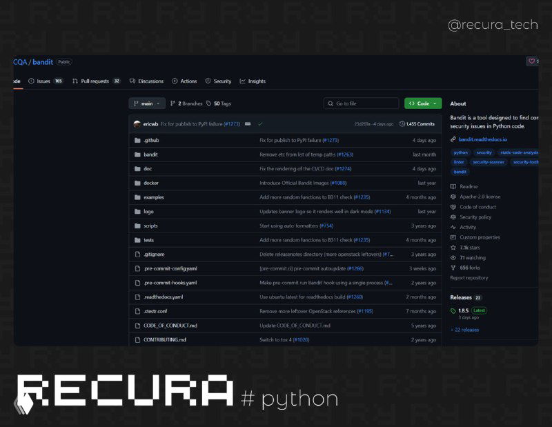 bandit — анализатор статического кода Python
