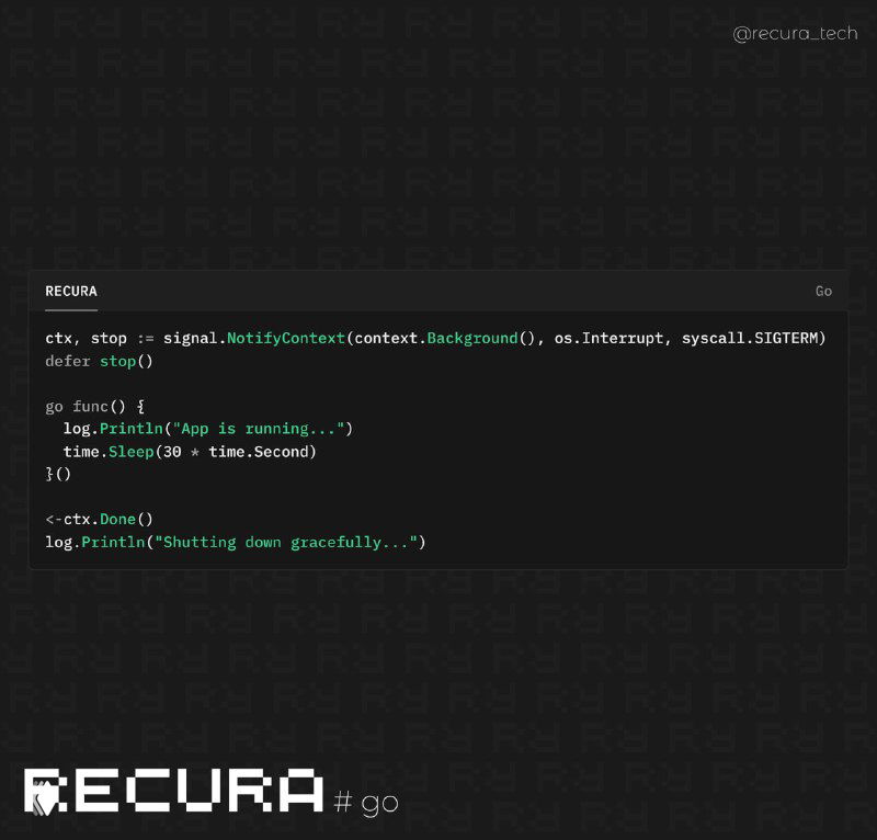 Элегантный graceful shutdown в Go с Ctrl+C