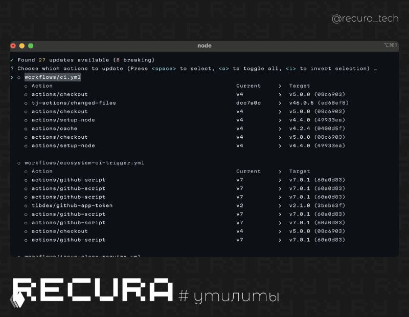 Actions Up — сканер GitHub Actions