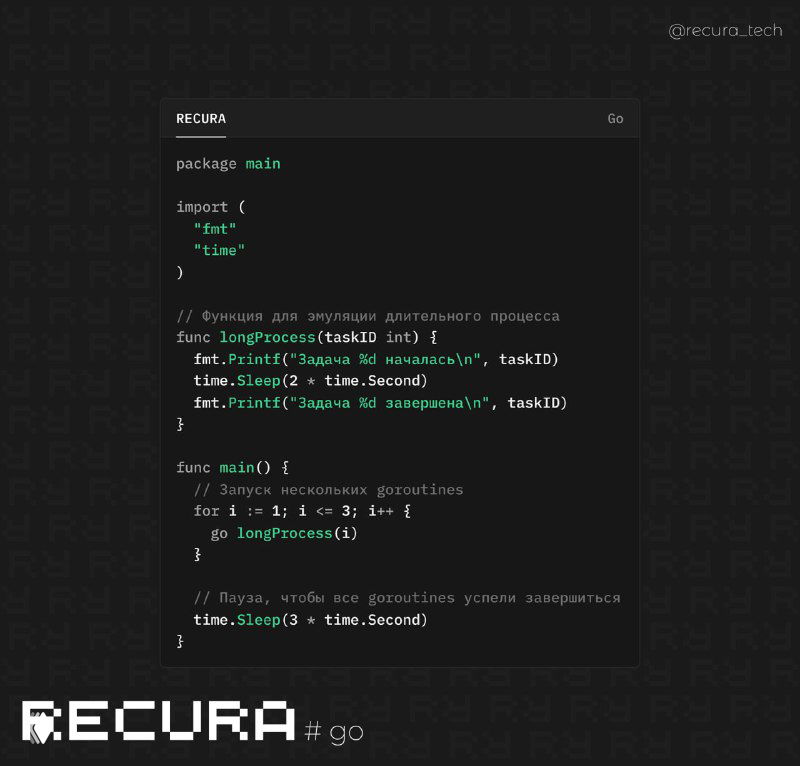 Параллельное выполнение задач в Go с Goroutines