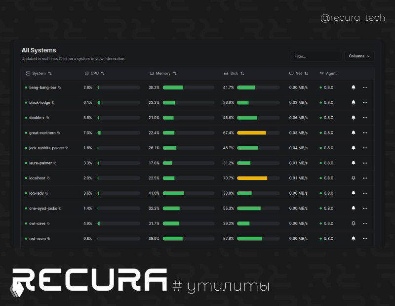 Beszel — лёгкая платформа мониторинга