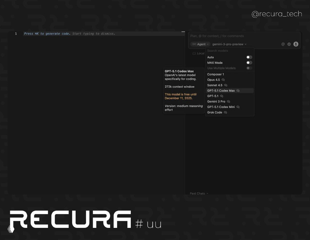 Cursor GPT 5.1 Codex Max