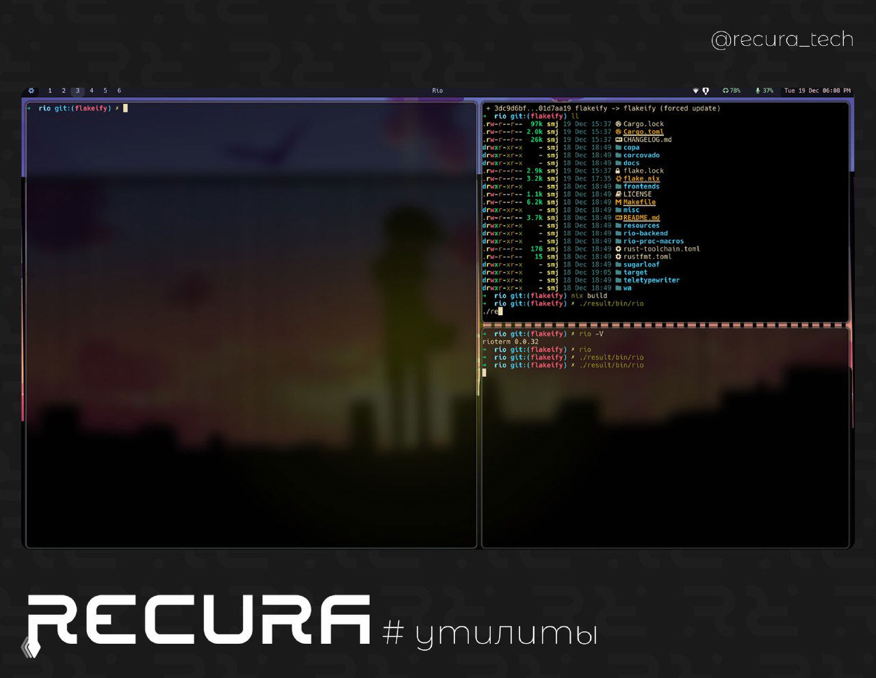 Rio Terminal — терминал с аппаратным ускорением