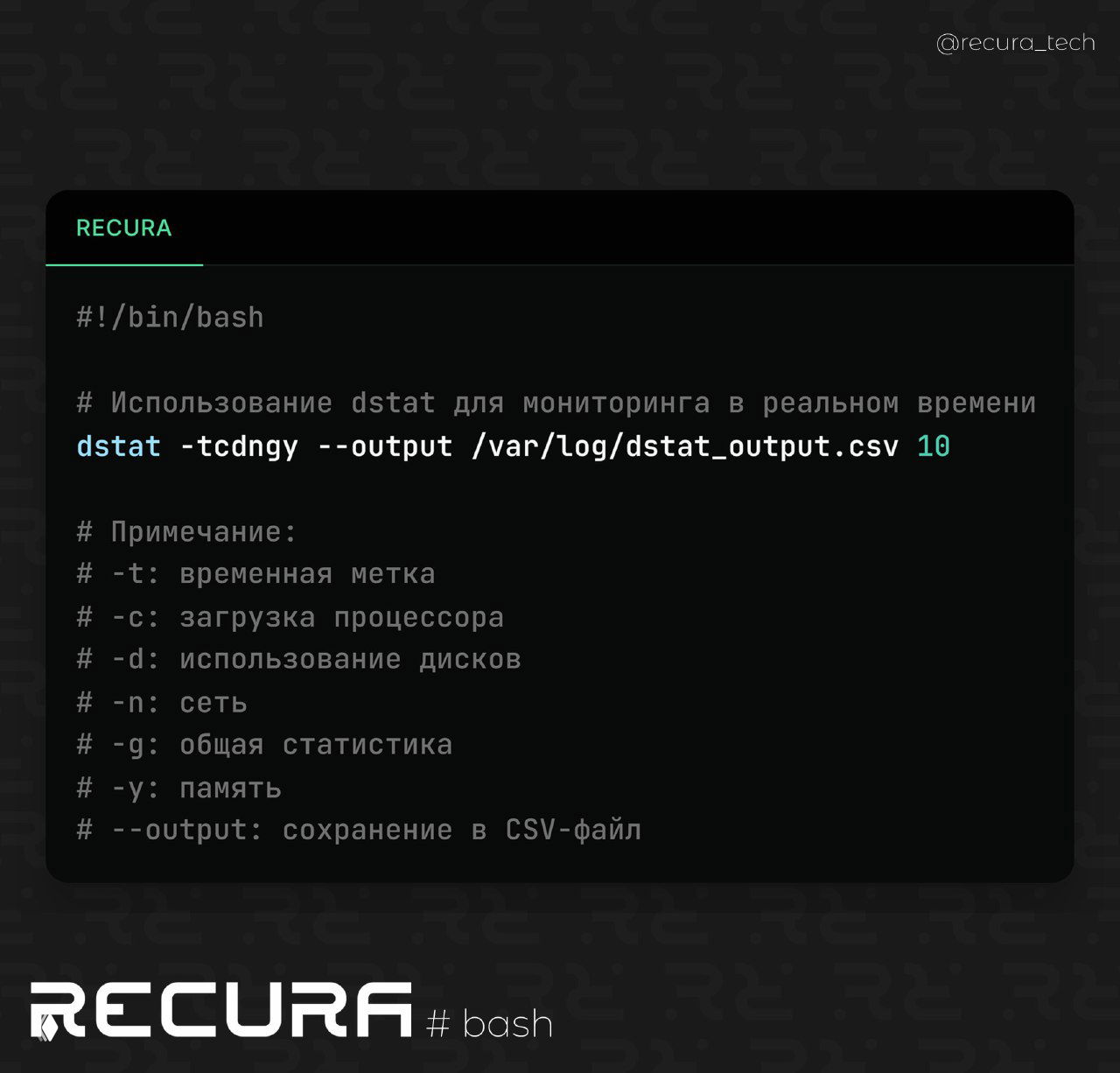 Мониторинг использования ресурсов