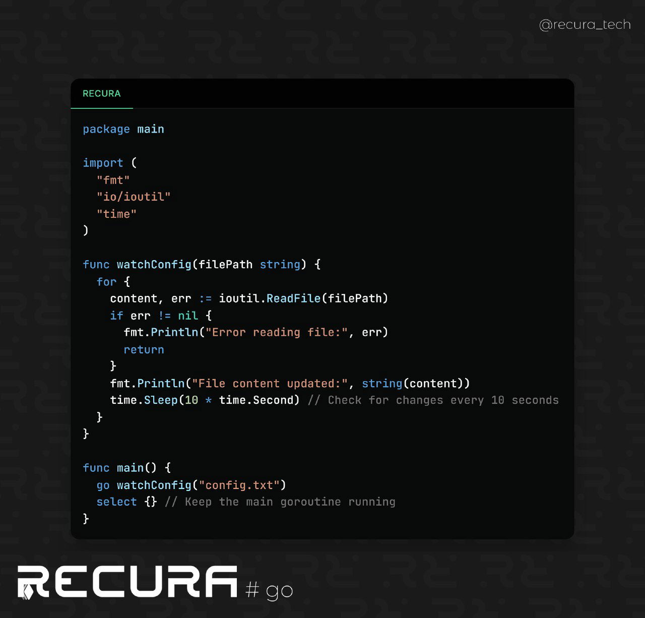 Автоматическое обновление конфигураций с помощью Go