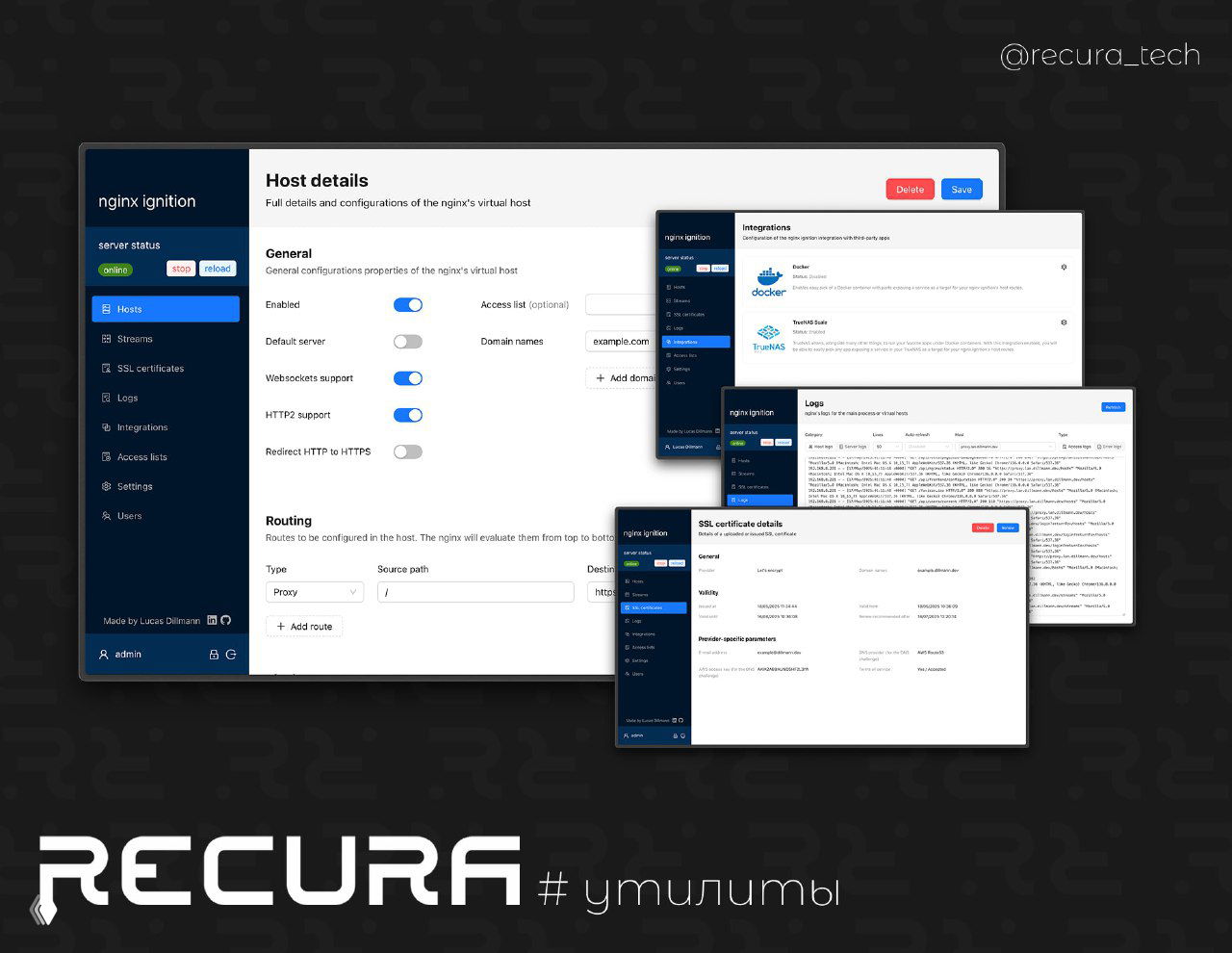 nginx-ignition — WebUI для управления nginx