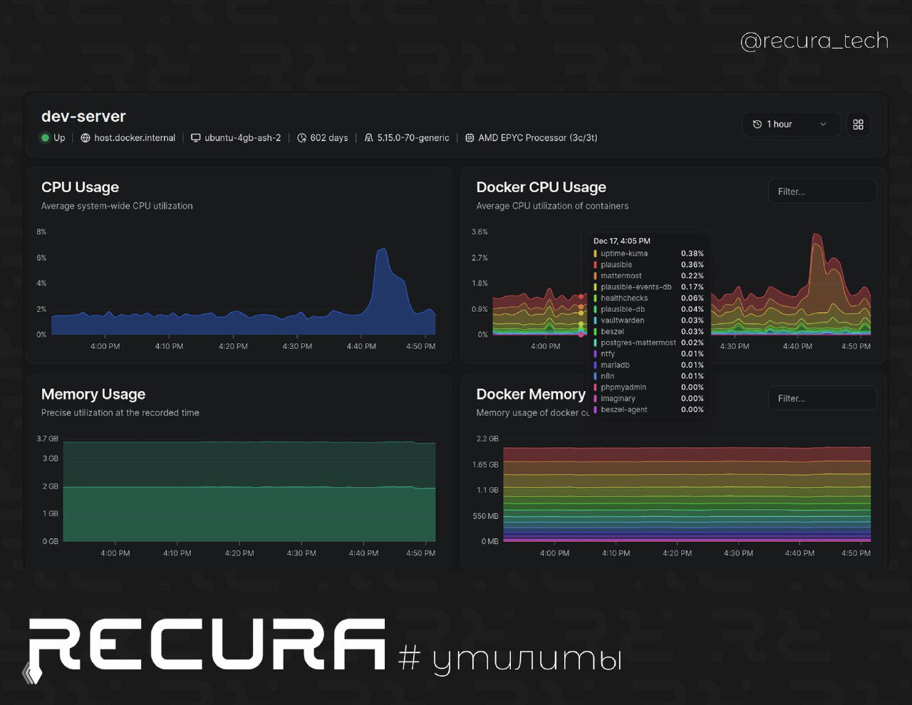Beszel — лёгкая платформа мониторинга