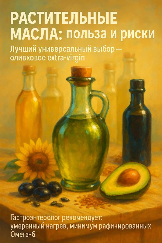 Растительные масла: польза и скрытые риски