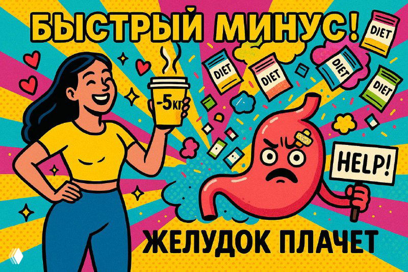 «Минус 5 кг за неделю!» — или минус кишечник?