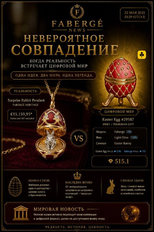 Когда цифровой подарок повторяет произведение искусства