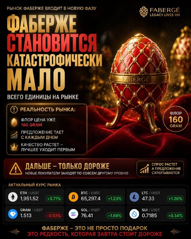 Фаберже: по-настоящему интересных яиц остаётся мало