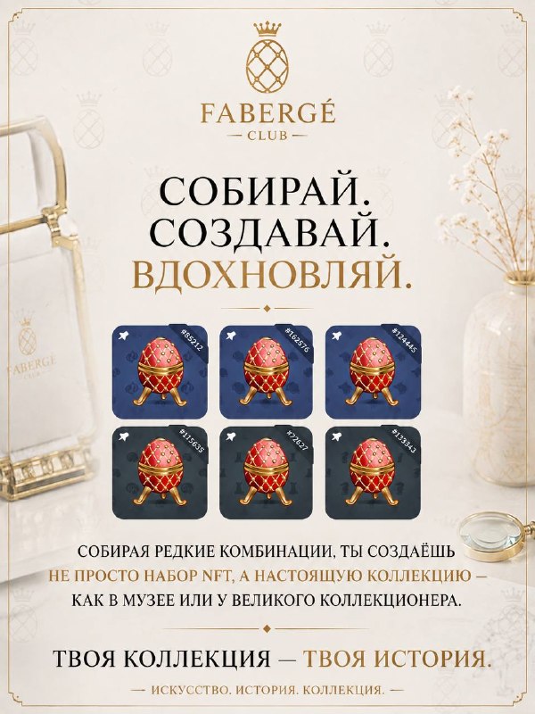 Fabergé можно собирать целыми сериями