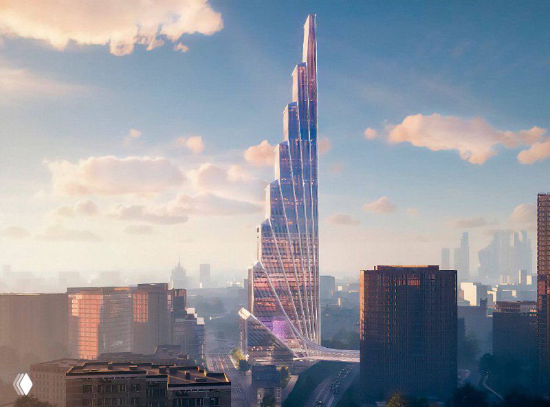 Первые визуализации башни на Тверской Заставе