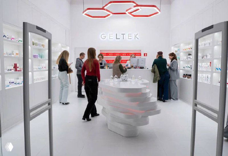 Geltek выходит в ритейл: косметика в ТЦ