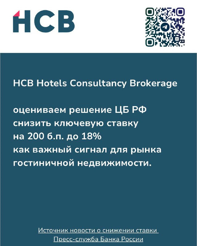 Оценка снижения ключевой ставки — HCB