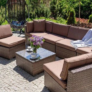 Комплект из искусственного ротанга на 6 персон