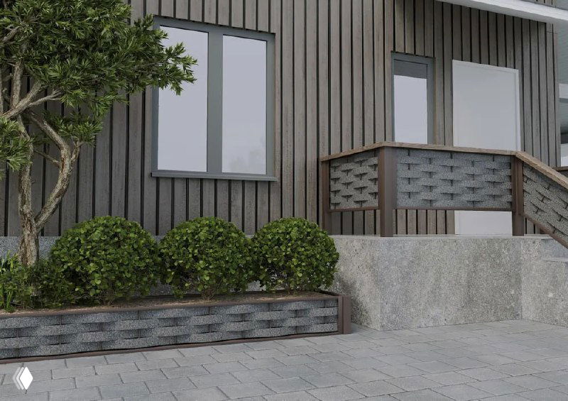 Полимерная кора — альтернатива покраске забора