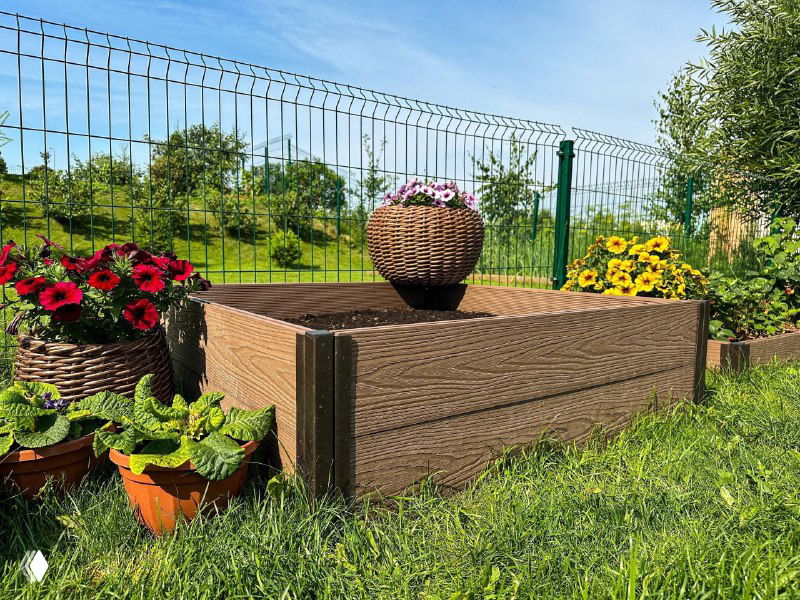 Сборные грядки из ДПК — быстро и аккуратно