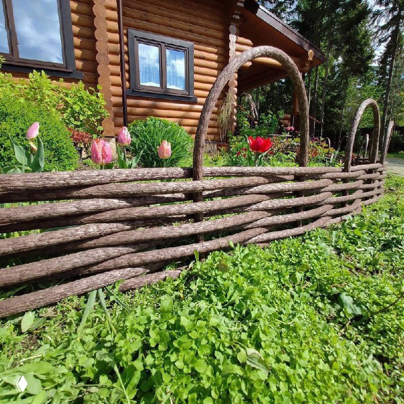 Полимерная лоза для благоустройства участка