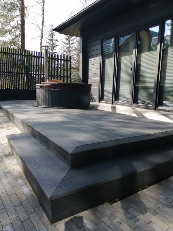 Красноярск. Новый объект — терраса в цвет дома 😍