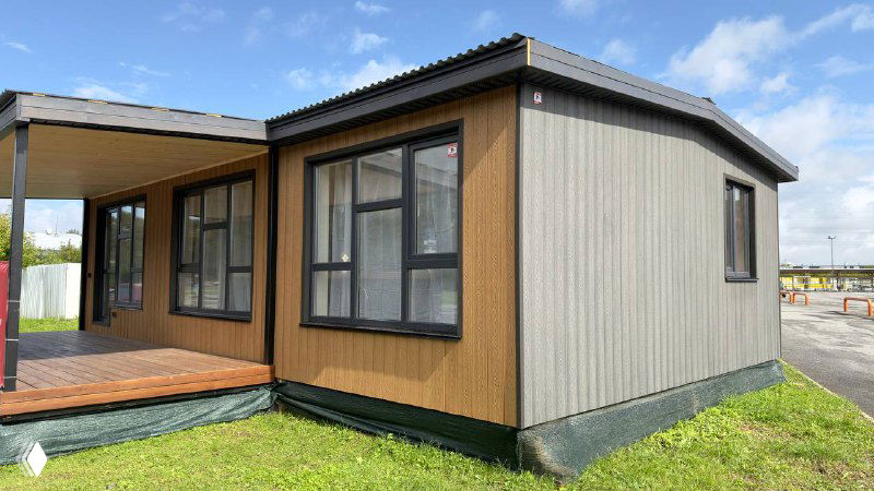 Выставочный дом с фасадной доской Polivan SINGARAJA