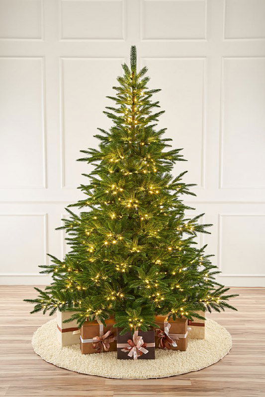 Литая премиум ёлка «Пальмира» с гирляндой