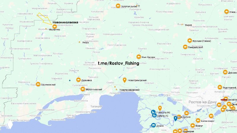 Платная рыбалка Новониколаевка