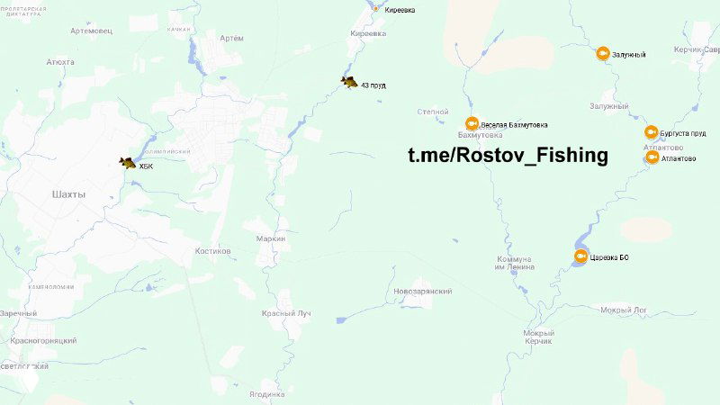 Платная рыбалка ВЕСЕЛАЯ БАХМУТОВКА