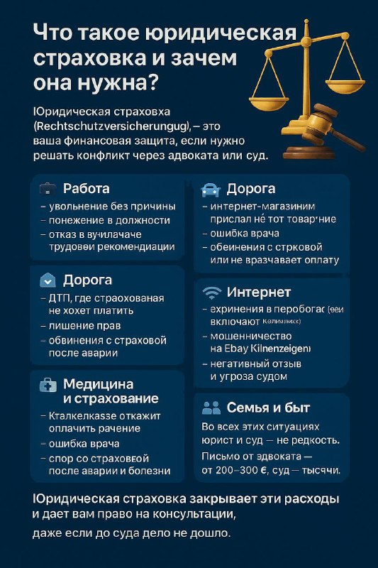 Что такое юридическая страховка — и когда она реально спасает?