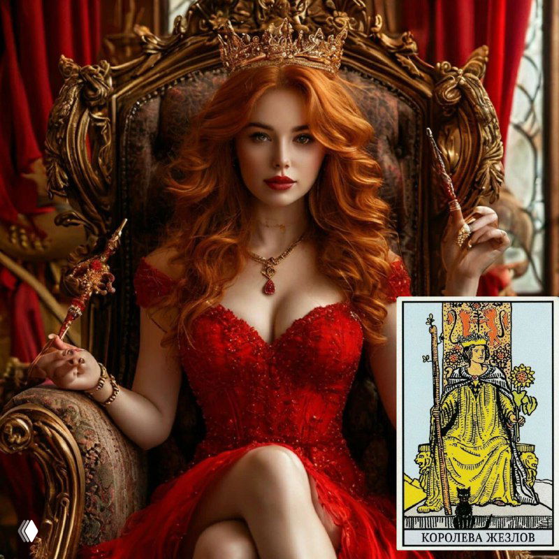 ТАРО В ДЕТАЛЯХ: КОРОЛЕВА ЖЕЗЛОВ