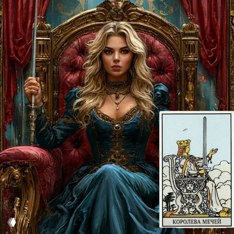 ТАРО В ДЕТАЛЯХ: КОРОЛЕВА МЕЧЕЙ