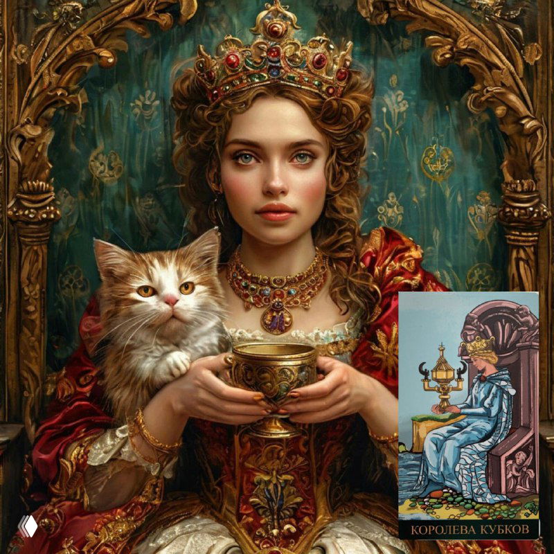 ТАРО В ДЕТАЛЯХ: КОРОЛЕВА КУБКОВ 🏆