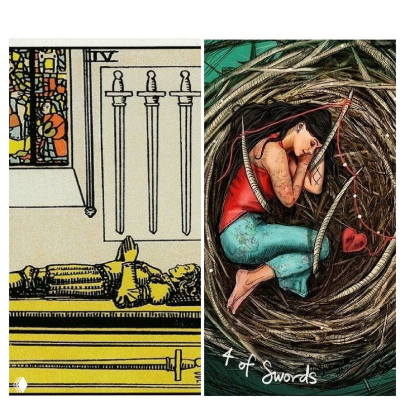 Четвёрка Мечей — временное затишье